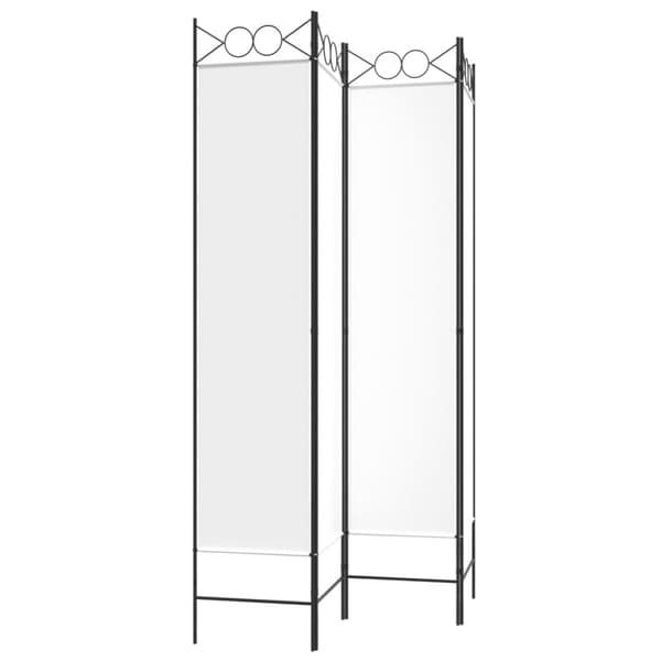 4-panels rumdeler 160x200 cm stof hvid - Rumdeler - Rumdelere - Home & Living