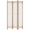 Miniatyrbillede 5 af 9: 3-panels rumdeler 120 cm foldbar bambus og kanvas