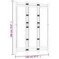 Miniatyrbillede 9 af 9: 3-panels rumdeler 120 cm foldbar bambus og kanvas