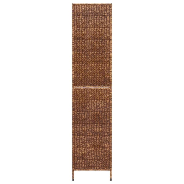 rumdeler med 5 paneler 205x180 cm vandhyacint brun