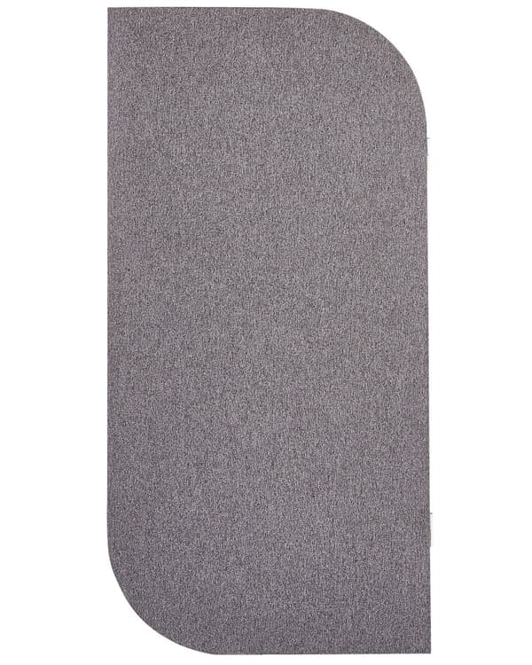 Akustisk Romdeler Grå og Beige Polyester Stålramme 5 Paneler Dekorativ Skjerm Skillevegg