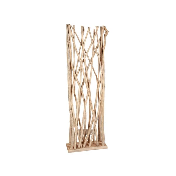 Separator Romimex Natur Teak 60 x 180 x 15 cm