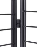 Miniatyrbilde 7 av 9: Romdeler Svart Metall 135 x 170 cm 3 paneler Sammenleggbar Håndlaget Dekorativ Moderne og glamorøs stil Skjermvegg