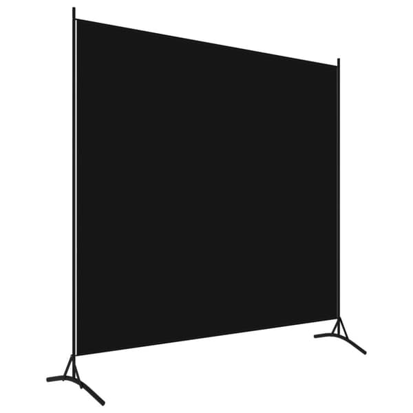 Rumsavdelare svart 175x180 cm tyg