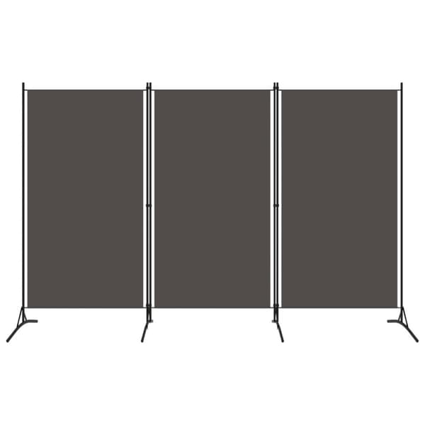 Rumsavdelare 3 paneler antracit 260x180 cm