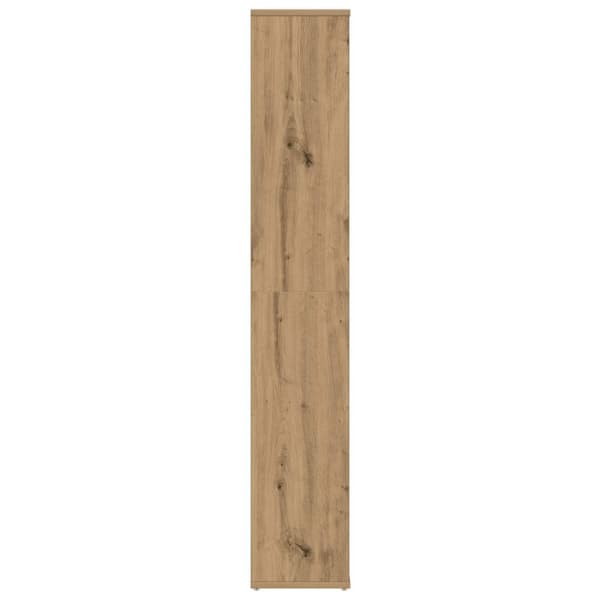 vidaXL rumdeler/bogreol 100x24x140 cm konstrueret træ artisan eg
