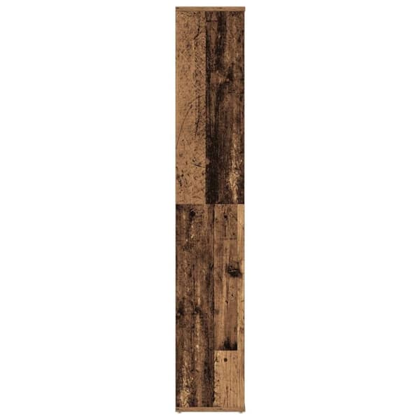 vidaXL rumdeler/bogreol 100x24x140 cm konstrueret træ gammelt træ