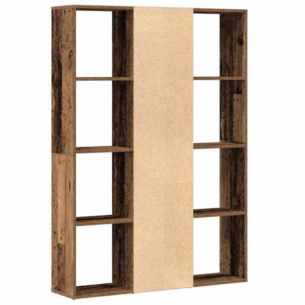 vidaXL rumdeler/bogreol 100x24x140 cm konstrueret træ gammelt træ