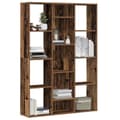 Miniatyrbillede 2 af 11: vidaXL rumdeler/bogreol 100x24x140 cm konstrueret træ gammelt træ