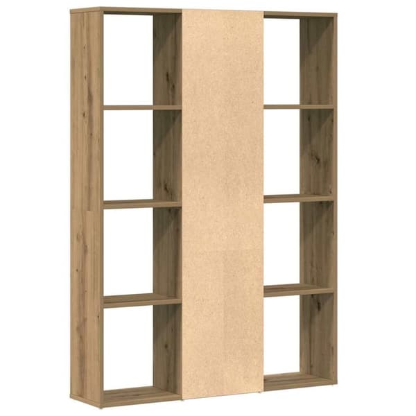 vidaXL Rumsavdelare/bokhylla ek 100x24x140 cm konstruerat trä