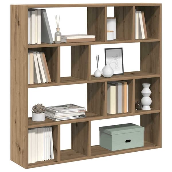 vidaXL bogreol/rumdeler 105x24x102 cm kunsteg
