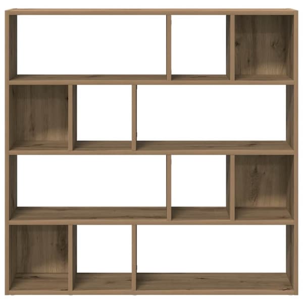 vidaXL Bokhylle/romdeler artisan eik 105x24x102 cm