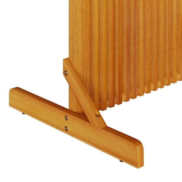 vidaXL Privacy Screen indendørs/udendørs 180,5 cm massivt akacietræ