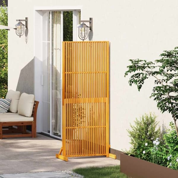 vidaXL Privacy Screen indendørs/udendørs 180,5 cm massivt akacietræ