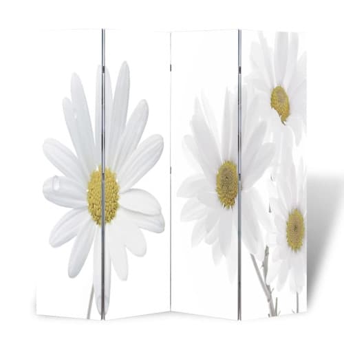 Vikbar rumsavdelare 160x170 cm blomma