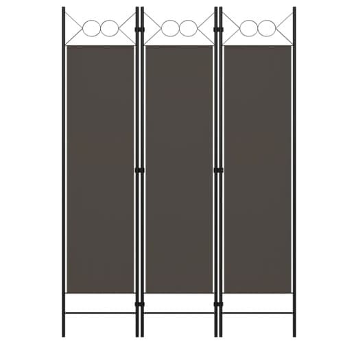 Rumsavdelare 3 paneler antracit 120x180 cm