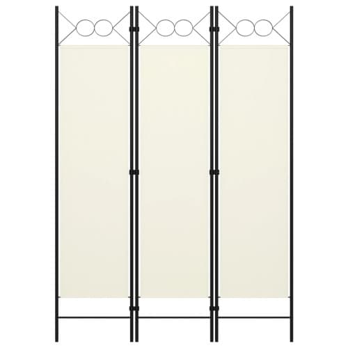 Rumsavdelare 3 paneler vit 120x180 cm