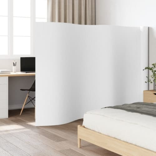 Rumsavdelare vit 165x800 cm bambu