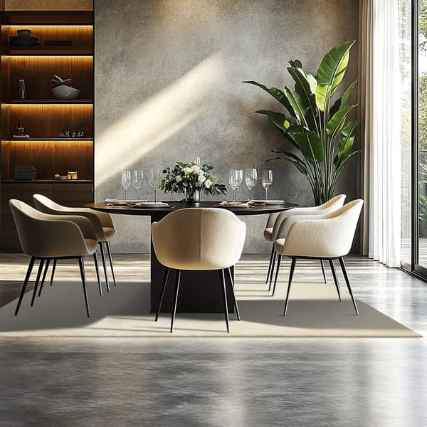 Kortluvet tæppe Soft Zone - beige,140 x 200 cm