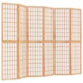 Miniatyrbild 2 av 2: Rumsavdelare med 6 paneler japansk stil 240x170 cm
