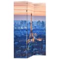 Miniatyrbild 2 av 2: Vikbar rumsavdelare Paris i nattetid 120x170 cm