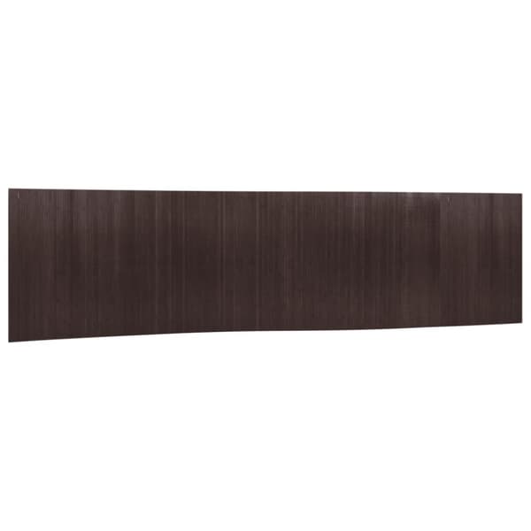 Rumsavdelare mörkbrun 165x800 cm bambu