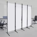 Miniatyrbillede 2 af 4: Folding Room Divider, Rivbestandigt Stof, Robust Jernramme, Nem Montering