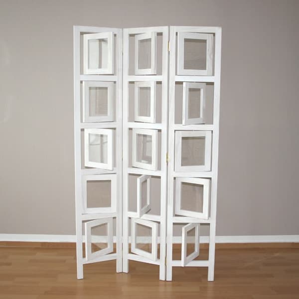 Rumopdeler, 161x93x2 cm, Hvid