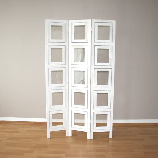 Rumopdeler, 161x93x2 cm, Hvid