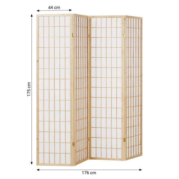 Rumdelare, 175x176x2.2 cm, Natur