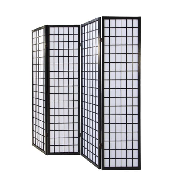 Rumdelere, 175x176x2.2 cm, Sort
