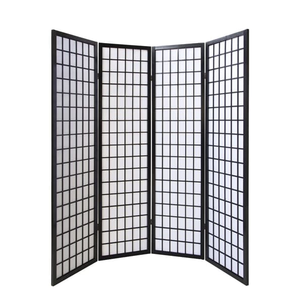 Rumdelere, 175x176x2.2 cm, Sort