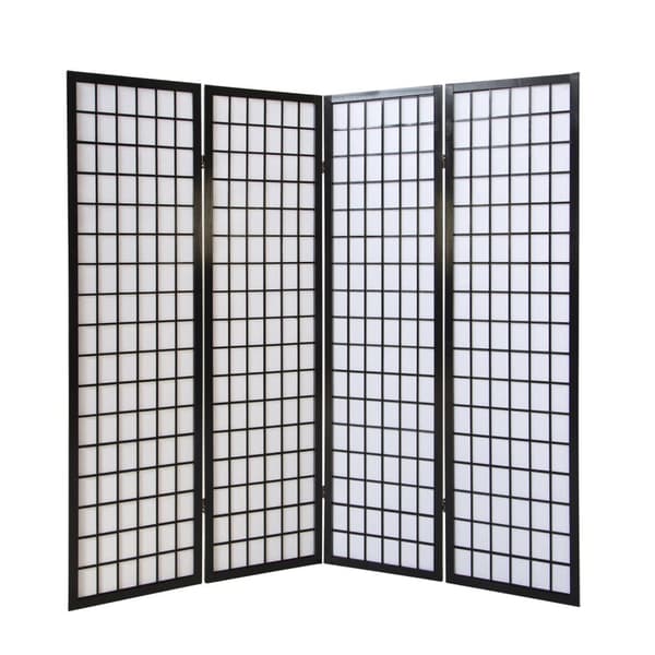 Rumdelere, 175x176x2.2 cm, Sort
