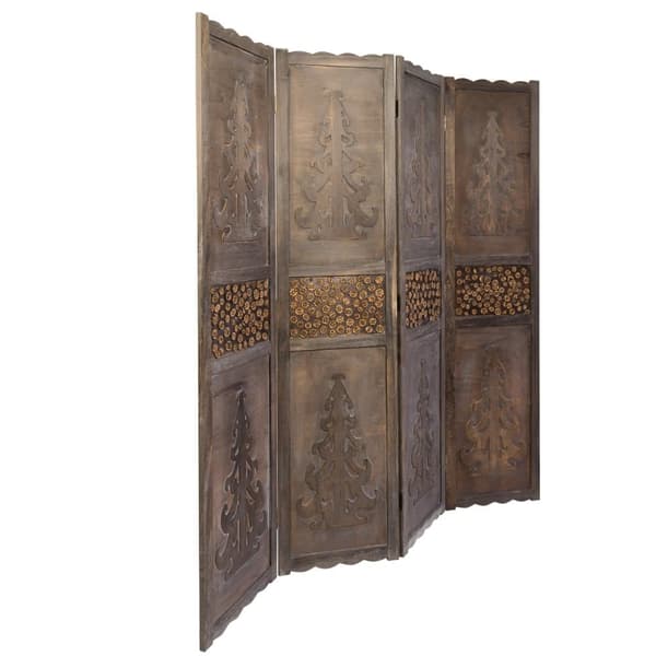 Rumdivider, 170x160x2 cm, Brun