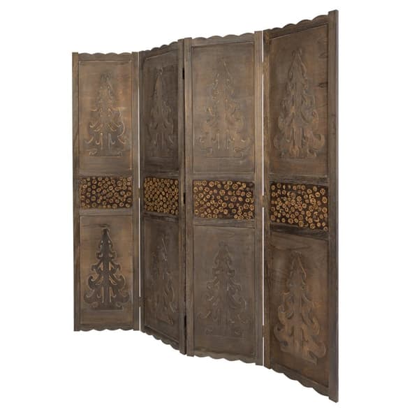 Rumdivider, 170x160x2 cm, Brun