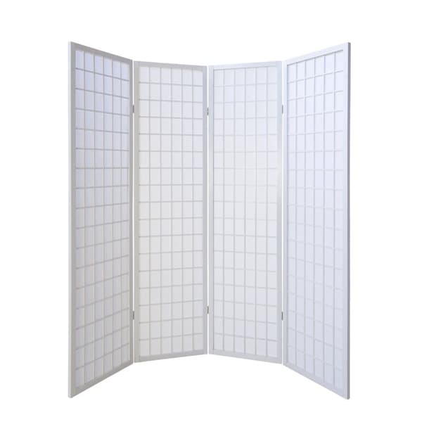 Rumdelare, 176x175x2.2 cm, Hvid