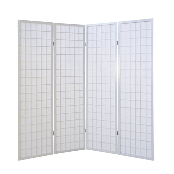 Rumdelare, 176x175x2.2 cm, Hvid