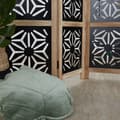 Miniatyrbillede 8 af 9: Rumdivider, 170x120x2.0 cm, Sort