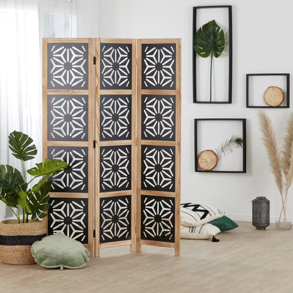 Rumdivider, 170x120x2.0 cm, Sort