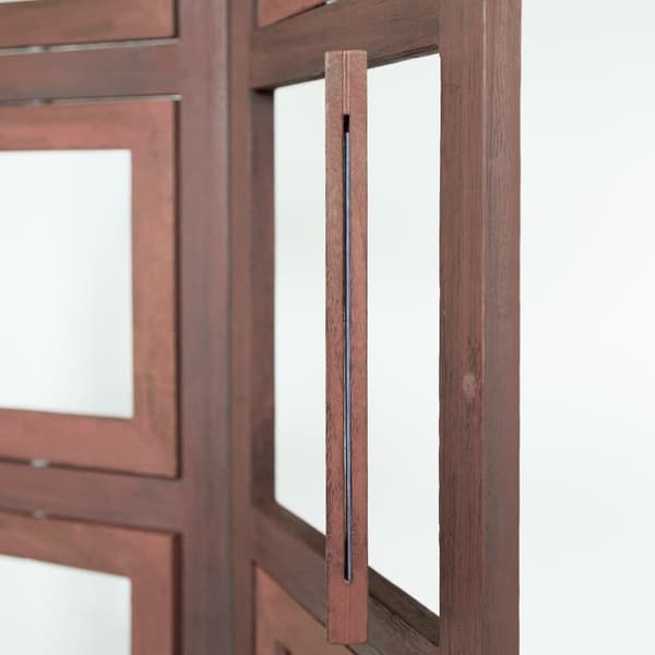 Huoneenjakaja, 161x93x2 cm, Ruskea
