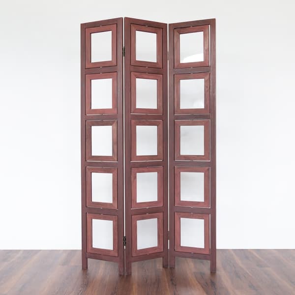 Huoneenjakaja, 161x93x2 cm, Ruskea