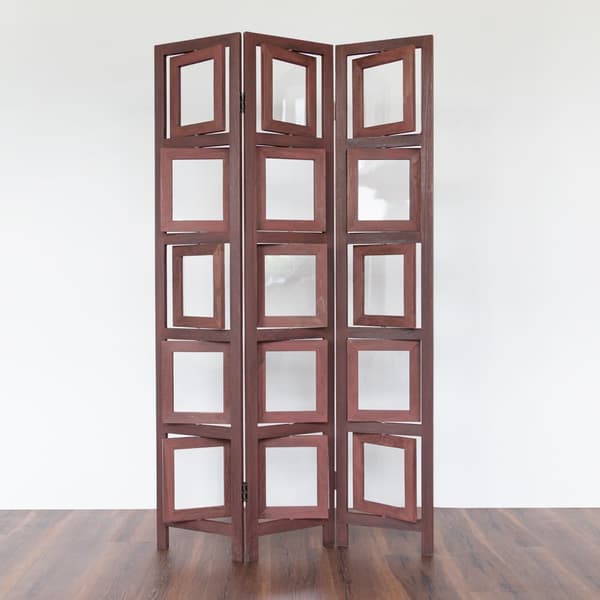 Huoneenjakaja, 161x93x2 cm, Ruskea