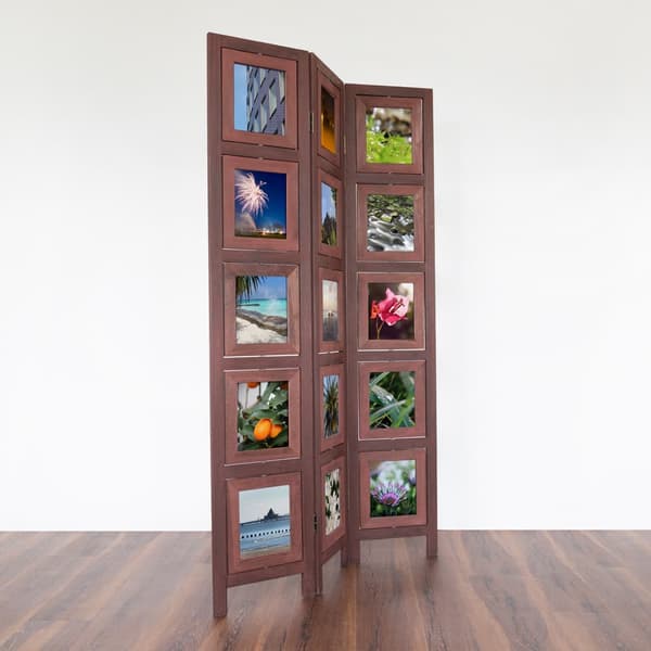 Huoneenjakaja, 161x93x2 cm, Ruskea