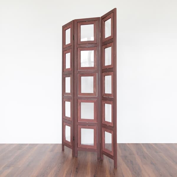 Huoneenjakaja, 161x93x2 cm, Ruskea