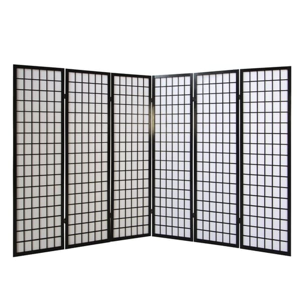 Rumdelere, 175x264x2.2 cm, Sort