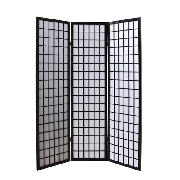 Rumdelere, 175x132x2.2 cm, Sort