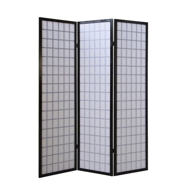 Rumdelere, 175x132x2.2 cm, Sort