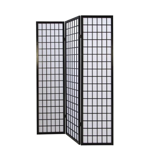 Rumdelere, 175x132x2.2 cm, Sort