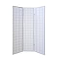 Miniatyrbillede 3 af 9: Rumdelare, 175x132x2.2 cm, Hvid