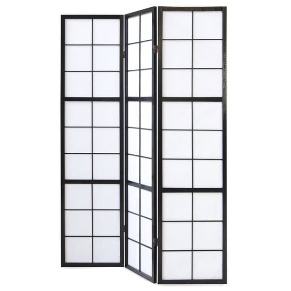Rumdelere, 175x132x2.2 cm, Sort